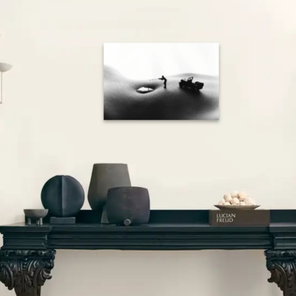 ALLAN I. TEGER BODYSCAPES BELLY BUTTON FISHING PHOTO SIGNED 236/250 original - Picture 11 of 16